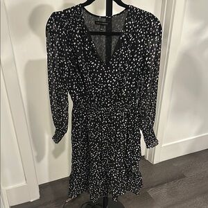 Black and White Polka Dot Dress